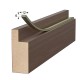 WHITE ADHESIVE DRAUGHT EXCLUDER 12x6 10m DRAUGHT EXCLUDERS - RUBBER SEALS